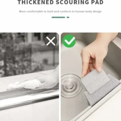 New 3-pack fönsterrengöringsborste, magisk fönsterrengöringsborste, spårgap