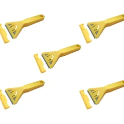 Superp 5-pack fönsterrengöringsskrapa - Dekoratörer och målares verktyg för borttagning av färg från glas och fönster