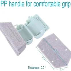 Best 3-pack Fönsterspår Rengöringsverktygssats, Hushållsrengöringsborste, Handhållen Spårrengörare