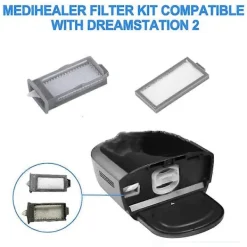 Hot 5-pack för Dreamstation 2 CPAP Återanvändbara Pollenfilter och Engångs Ultrafina Filter