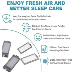 Hot 5-pack för Dreamstation 2 CPAP Återanvändbara Pollenfilter och Engångs Ultrafina Filter
