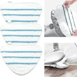 Clearance DAO 4-pack för Silvercrest Lidl Ångmoppskydd Ångrengöringstillbehör [DB]