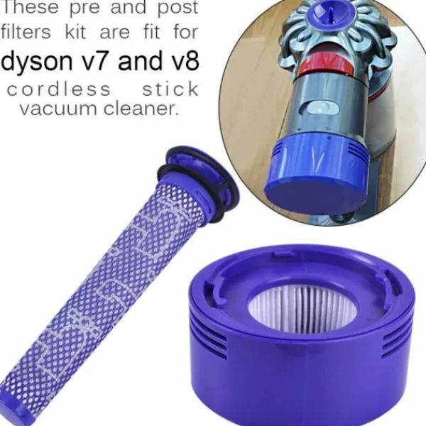 New YIXI 3-pack förfilter och efterfilter för Dyson V8 och V7