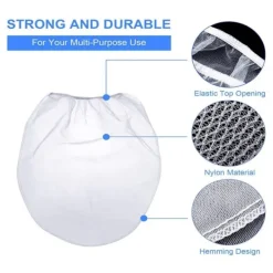 Clearance 10-pack färgsilpåsar Mesh filterpåsöppning