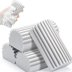 4-pack Fuktig Rengöring Dammsvamp, Magisk Svampradergummi för Hushållsrengöring, Återanvändbara Dammtorkar Rengöringstillbehör för Hushållssysslor, Disk, Persienner, Glas | Fyndiq