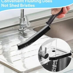 Sale 3-pack Gap rengöringsborste, spårborste med handtag, multifunktionell