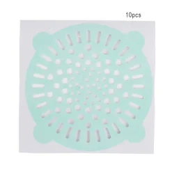 Best 10-pack Grön Självhäftande Engångs Avloppsfilter Golvbrunns Skyddsfilm