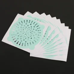 Best 10-pack Grön Självhäftande Engångs Avloppsfilter Golvbrunns Skyddsfilm