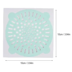 Best 10-pack Grön Självhäftande Engångs Avloppsfilter Golvbrunns Skyddsfilm