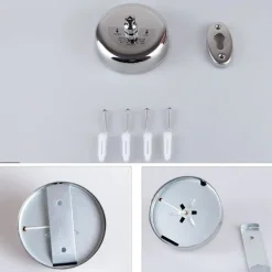 Outlet 2-pack hållbart 304 rostfritt stål infällbar klädstreck med