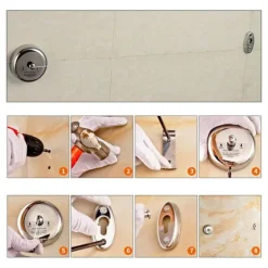 Outlet 2-pack hållbart 304 rostfritt stål infällbar klädstreck med