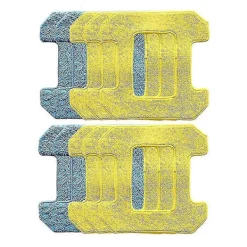 Outlet 10-pack Hobot 298 Fönsterputsningsrobot Tillbehör Trasor Mikrofibermaterial Våta Moppdynor