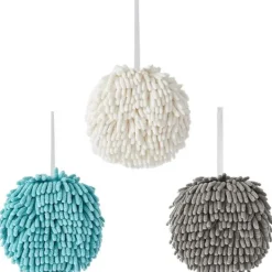 3-pack HOME Chenille Handduksboll Snabb Torkande Handboll Ab,ZQKLA