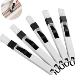 Outlet 5-pack 2-i-1 fönsterspår rengöringsborste, fönsterkarmrengöring