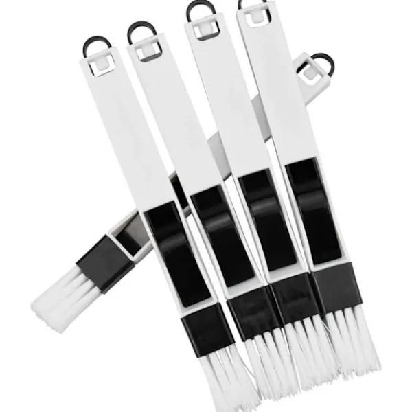 Outlet 5-pack 2-i-1 fönsterspår rengöringsborste, fönsterkarmrengöring