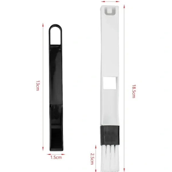 Outlet 5-pack 2-i-1 fönsterspår rengöringsborste, fönsterkarmrengöring