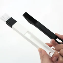 Outlet *2-pack 2-i-1 rengöringsborste för fönsterluckor, små ventilationsluckor,*