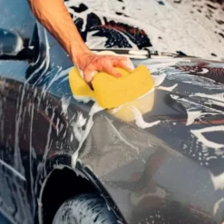 Discount 3-pack jumbo bilsvampar - lackvänliga, repfria, absorberande, tar enkelt bort smuts, exteriör och invändig rengöring