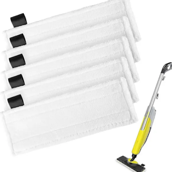 Clearance 5-pack Karcher Ångrengöringsdynor, Karcher Ångrengöringstillbehör, Kompatibel med Karcher Easyfix Sc2 Sc3 Sc4 Sc5-serien Karcher Ångrengörare Cl