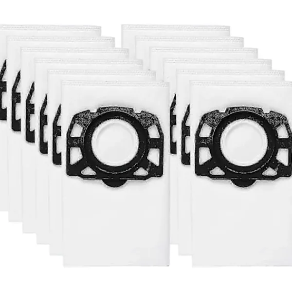 Online 12-pack KFI 487 filterpåsar för Kärcher WD4, WD5, WD6 dammsugare