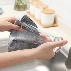 Sale 10-pack kökshanddukar i mikrofiber, mångsidiga hushållsdukar i tvättbar mikrofiber, 30x40 cm-FM-