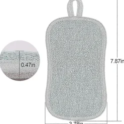 Sale 6-pack Köksrengöringssvamp Kan Återanvändas Som Icke-Skrubbande Superfin Fibersvamp, Vilket Är Ett Multifunktionellt Hushållsrengöringsverktyg.