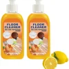 Hot 2-pack Kraftfull golvrengörare, golvrengöringsvätska, rengöringsmedel för trägolv och klinker