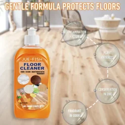 Outlet 2-pack kraftfullt rengöringsmedel för golv, golvrengöringsvätska, rengöringsmedel för trägolv och kakel