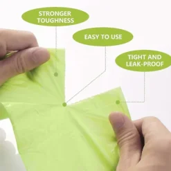 Sale 100-pack 30L Organiska Sopsäckar, Rivbeständiga, Matavfallspåsar, 100% Komposterbara och Biologiskt Nedbrytbara