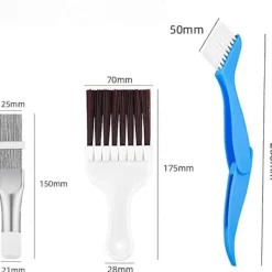 Best 3-pack Lamellkam, Lamellkam, Värmepump, Torktumlare, Rengöringsborste, Lamellrengöringsborste, Lämplig För Rengöring av Luftkonditioneringar, Kylskåp | Fyndiq