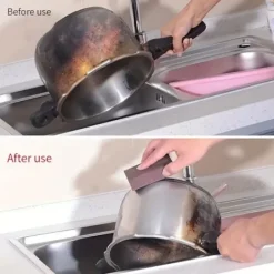 Discount 1/3/6/9-pack Magic Wipe - Svamp för rengöring av kastrullbottnar - Rostborttagning och dekontaminering - Rengöring (3 st)