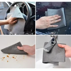 Best 5-pack magiska rengöringsdukar för fönster, glas, bilar M Mörk