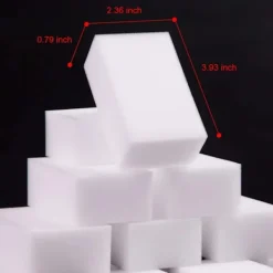 Hot 100-pack Magiska Svampar Extra Tjocka Stora och Långvariga Melaminrengöringssvampar i Bulk - Multi Surface Power Scrubber Skumrengöringsdynor --XF3...