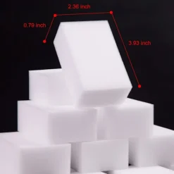 Online 100-pack Magiska Svampar Extra Tjocka Stora och Långvariga Melamin Rengöringssvampar i Bulk - Multi Surface Power Scrubber Skum Rengöringsdynor -