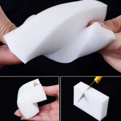 Discount 100-pack Magiska Svampar Extra Tjocka Stora och Långvariga Melamin Rengöringssvampar i Bulk - Multi Surface Power Scrubber Skum Rengöringsdynor -