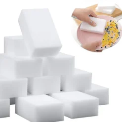 Outlet 100-pack Magiska Svampar Radergummi Rengöringssvampar Bulk