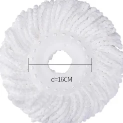 Sale 6-pack med snurrande mopphuvuden för EasyWring, 360° snurrande mikro