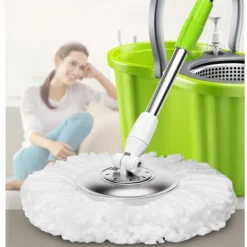 Sale 6-pack med snurrande mopphuvuden för EasyWring, 360° snurrande mikro