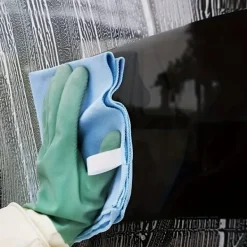 Clearance AIZHENCHEN 6-pack Mikrofiber Glasrengöringsdukar - Ränderfria, För Fönster/Bil/Speglar, Återanvändbara 6 PCS Multi-Colors