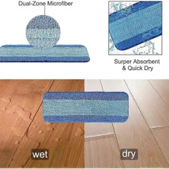 Hot 4-pack Mikrofiber Rengöringspads för Spraymopp Ersättningspads, Mopphuvuden Ersättningspad Dukar för Mikrofibermopp, Maskintvättbara & Återanvändbara... | Fyndiq