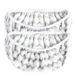 Clearance 2-pack Mikrofiber Återanvändbara Moppdynor Kompatibla med Sweeper Moppar Tvättbara Moppdynor för Våt & Torr Användning