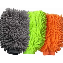 3-pack Mikrofiber Tvätthandske i Premium Ultraabsorberande Dubbelsidig Chenille, Biltvätthandske för Professionell Bilvård, Mikrofiber Tvätthandske för B | Fyndiq