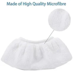 New 8-pack Mikrofiberduk Set för Kärcher Ångtvätt Easyfix Sc2 Sc3 Sc4 Sc5 Handmunstycke Tillbehör p202411261377