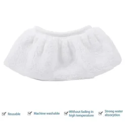 Sale 8-pack Mikrofiberduk Skydd Set för Kärcher Ångtvätt Easyfix Sc2 Sc3 Sc4 Sc5 Handmunstycke Tillbehör db