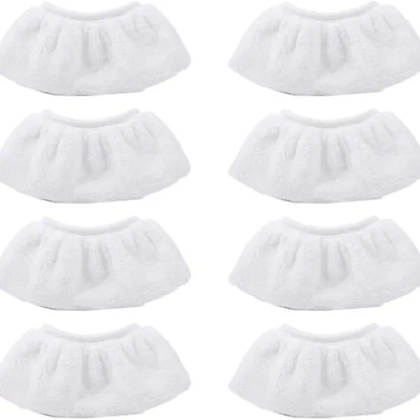New 8-pack mikrofiberduk överdrag för Kärcher ångtvätt SC1 SC2 SC3 SC4 SC5 CTK10 handmunstycke tillbehör{EE}