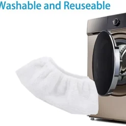 Discount 8-pack mikrofiberduk överdrag Kompatibel med Kärcher ångtvätt SC1 SC2 SC3 SC4 SC5 CTK10 handmunstycke tillbehör