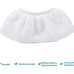 Online 8-pack mikrofiberduk överdrag för Kärcher ångtvätt SC1 SC2 SC3 SC4 SC5 CTK10 handmunstycke tillbehör_yux