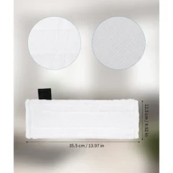 Sale 10-pack Mikrofiberdukar: 10 golvdukar, reservdelar för Kärcher ångmoppar, kompatibla med EasyFix, SC2, SC3, SC4, SC5 ångmoppar, ver