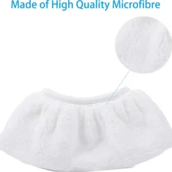 Best 8-pack Mikrofiberduksskydd för Karcher Ångrengörare SC2 SC3 SC4 SC5 Handmunstycke Tillbehör