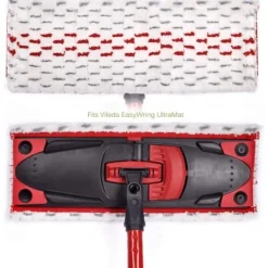 Sale 4-pack mikrofibermopp ersättningsöverdrag för Vileda UltraMax/UltraMaT spraymoppöverdrag, extra brett moppöverdrag, lämpligt för tvättmaskiner